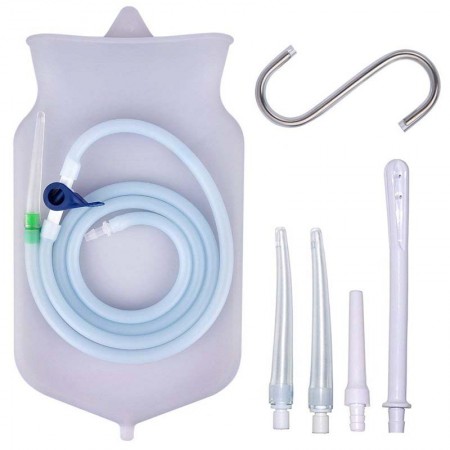 Enema Bag Kit Reusable Colon Cleanse Kit 2 Quart